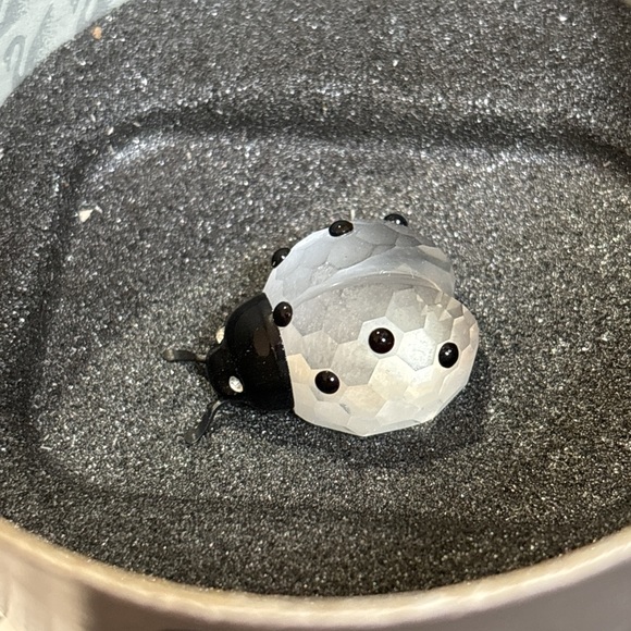 RETIRED Swarovski Crystal BLK/WHT Ladybird Figurine W/ Original Packaging! - Picture 9 of 10
